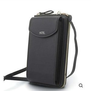 Crossbody wallet phone clutch